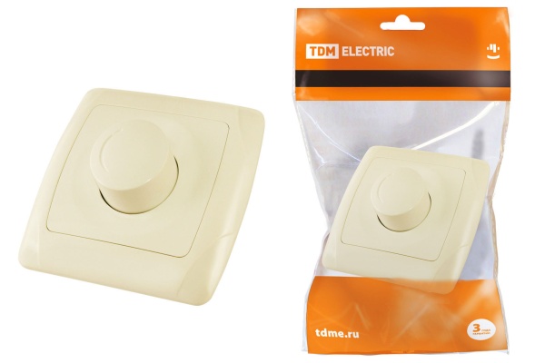 Светорегулятор RL 600 Вт сл. кость "Онега" TDM 10/100